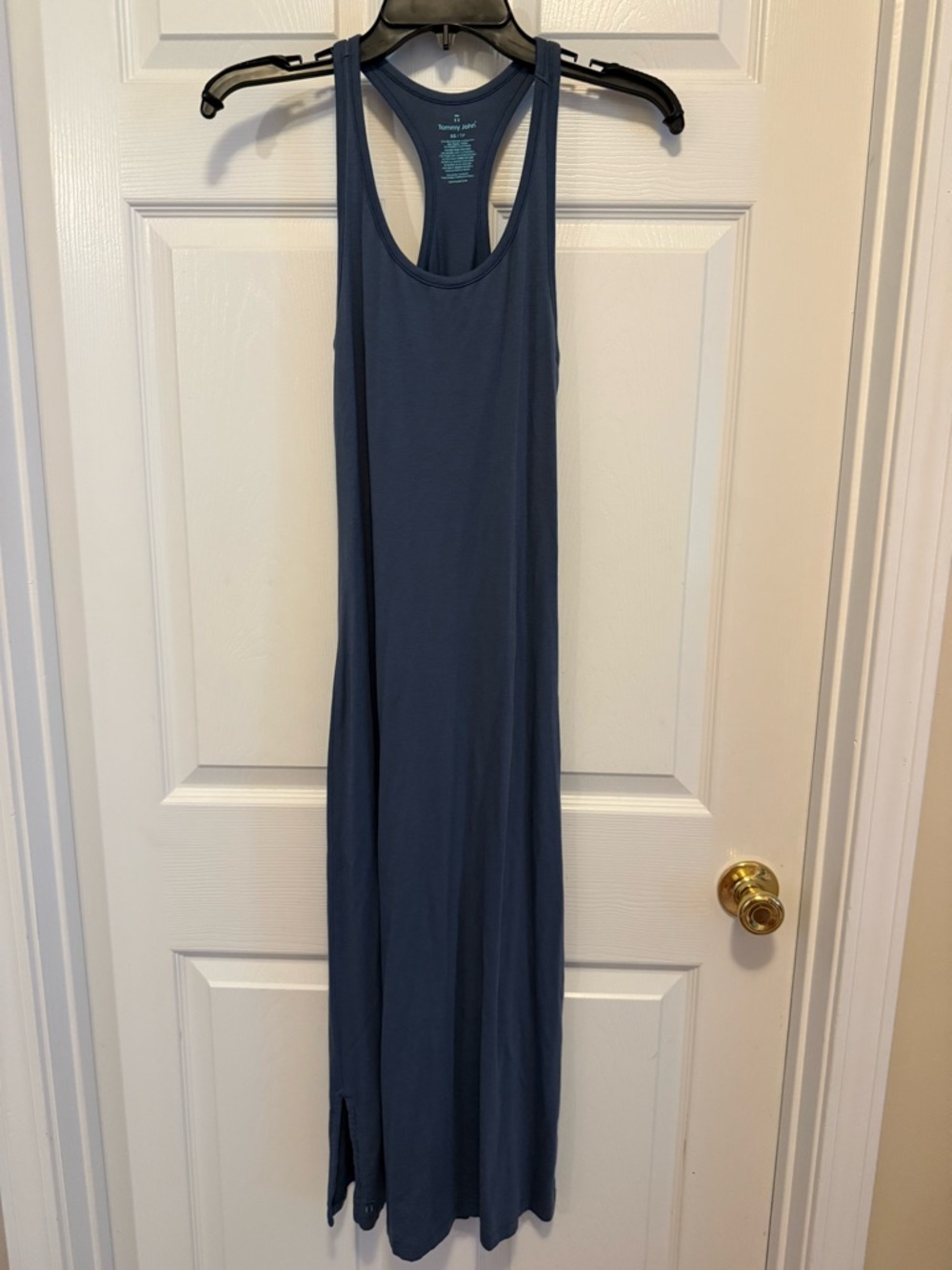 Tommy John Slate Blue Second Skin Maxi Dress